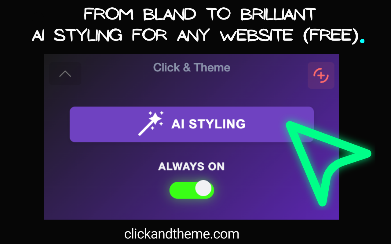 Clickandtheme google chrome extension
